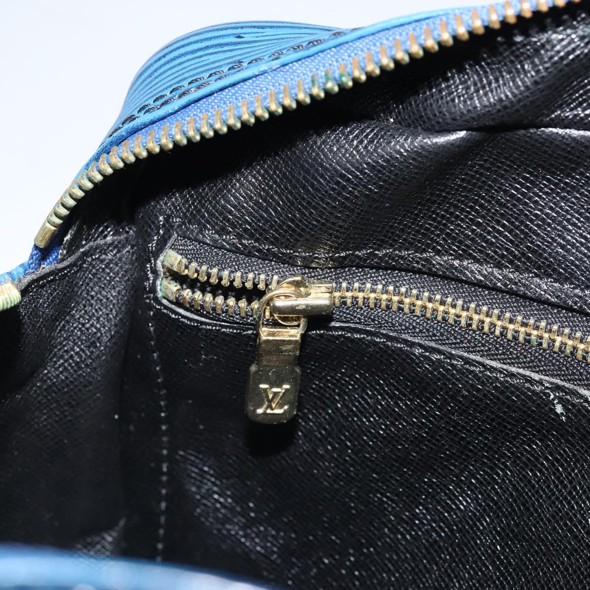 LOUIS VUITTON Epi Trocadero 23 Shoulder Bag Blue M52305 LV Auth ka3127