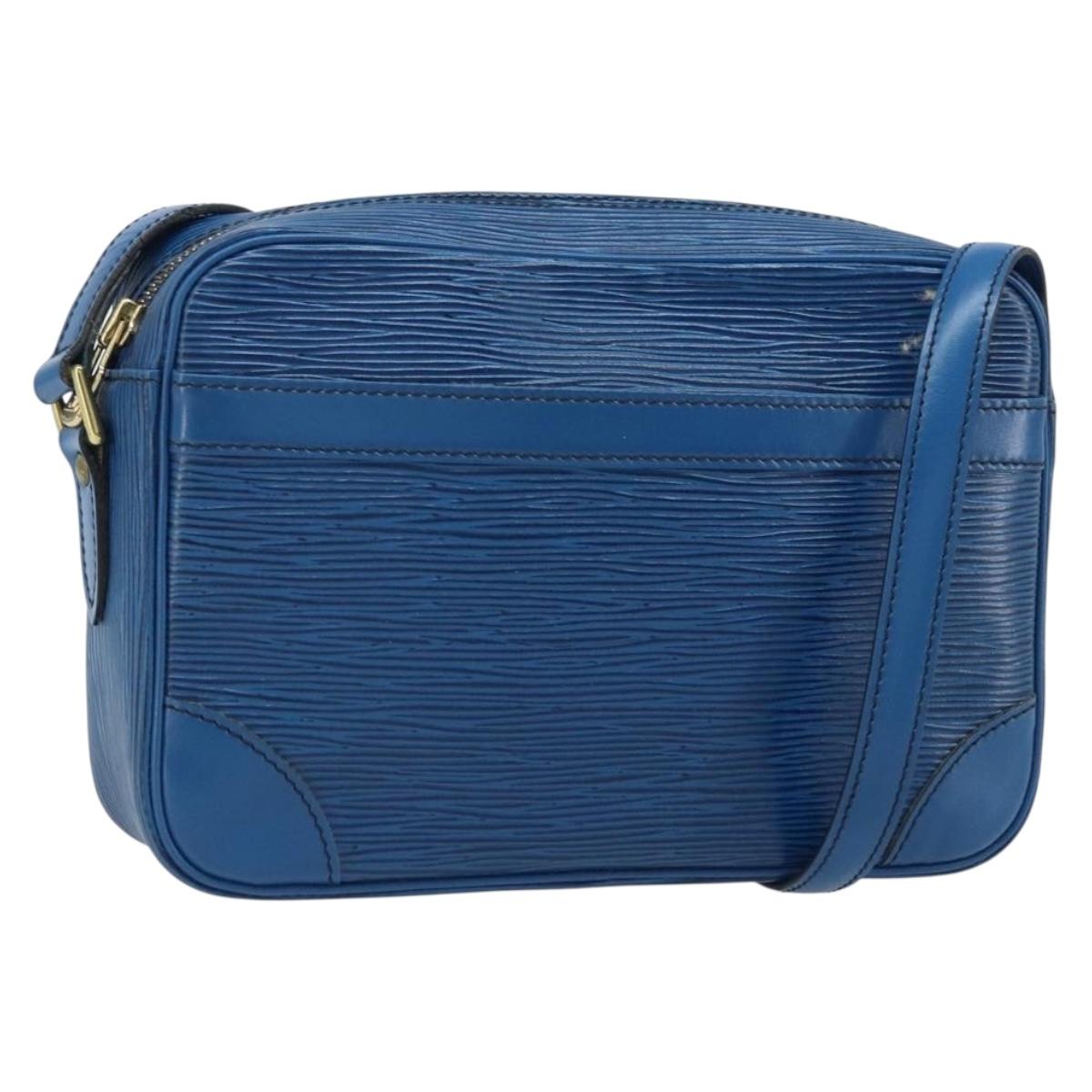LOUIS VUITTON Epi Trocadero 23 Shoulder Bag Blue M52305 LV Auth ka3127