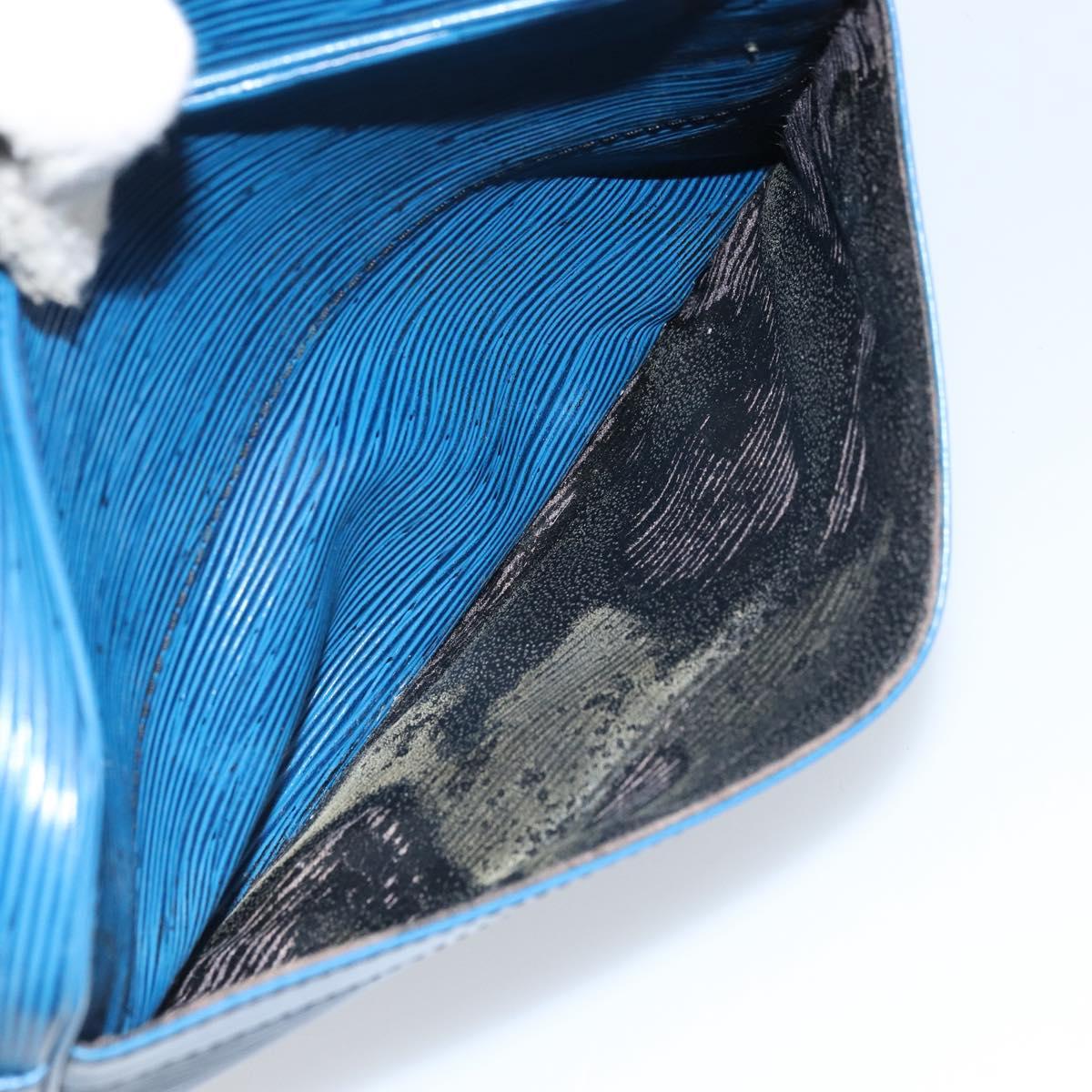LOUIS VUITTON Epi Trocadero 23 Shoulder Bag Blue M52305 LV Auth ka3127