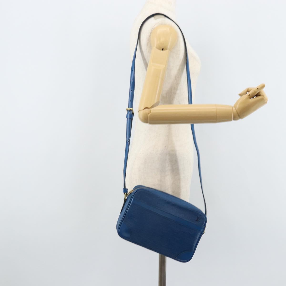 LOUIS VUITTON Epi Trocadero 23 Shoulder Bag Blue M52305 LV Auth ka3127