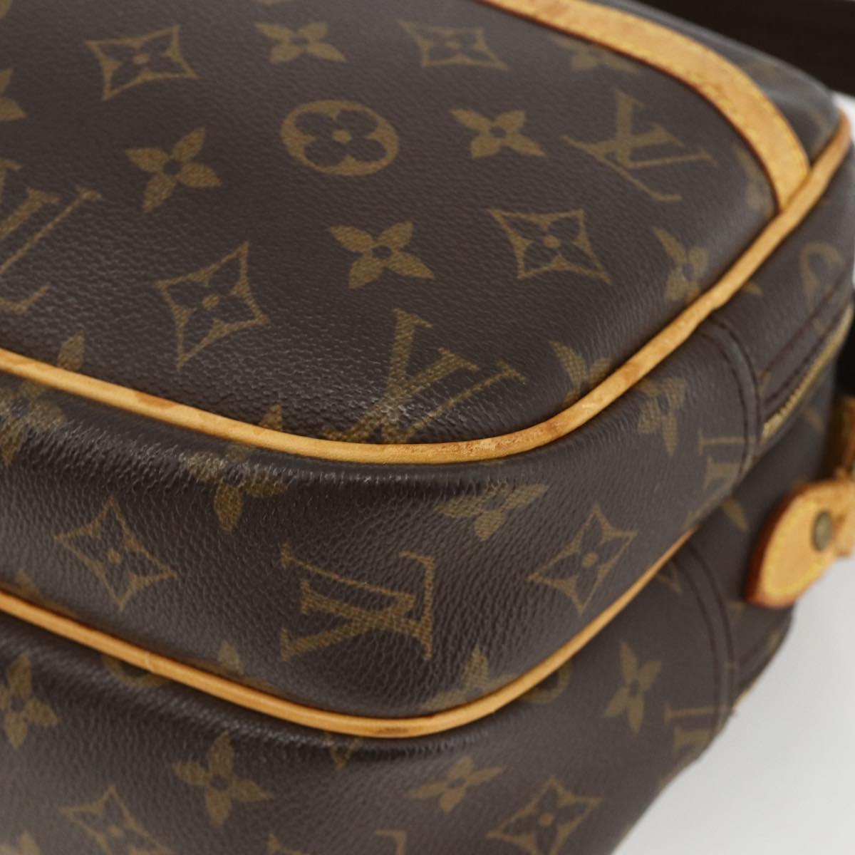 LOUIS VUITTON Monogram Reporter PM Shoulder Bag M45254 LV Auth ka3149
