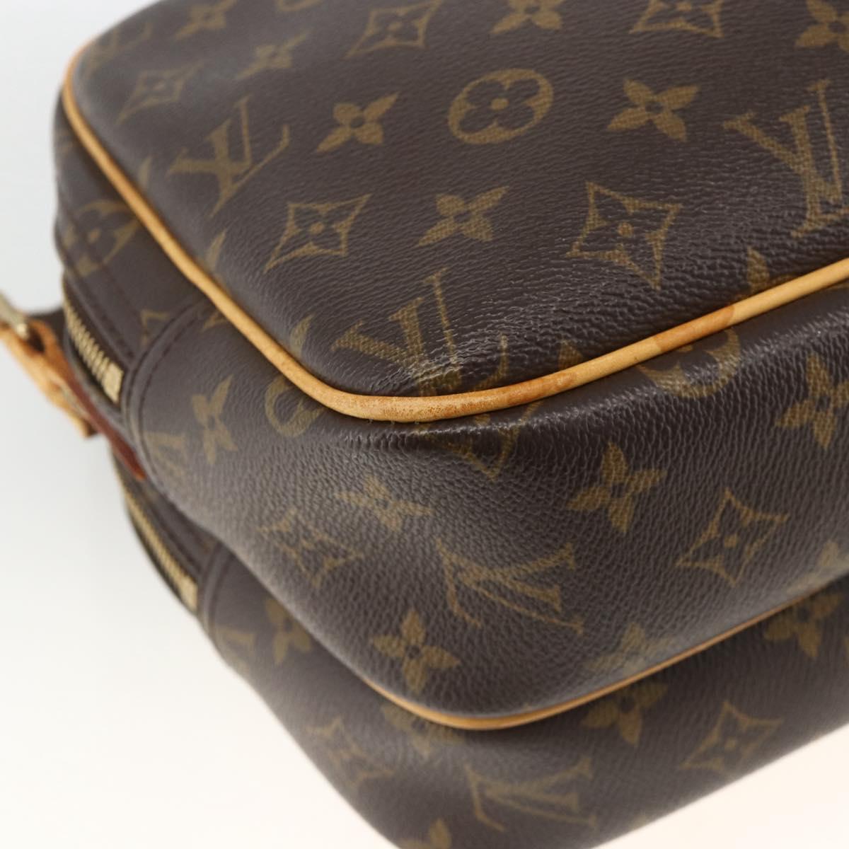 LOUIS VUITTON Monogram Reporter PM Shoulder Bag M45254 LV Auth ka3149