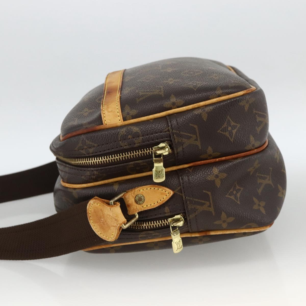 LOUIS VUITTON Monogram Reporter PM Shoulder Bag M45254 LV Auth ka3149
