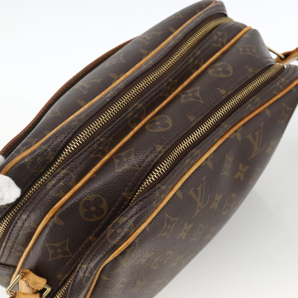 LOUIS VUITTON Monogram Reporter PM Shoulder Bag M45254 LV Auth ka3149