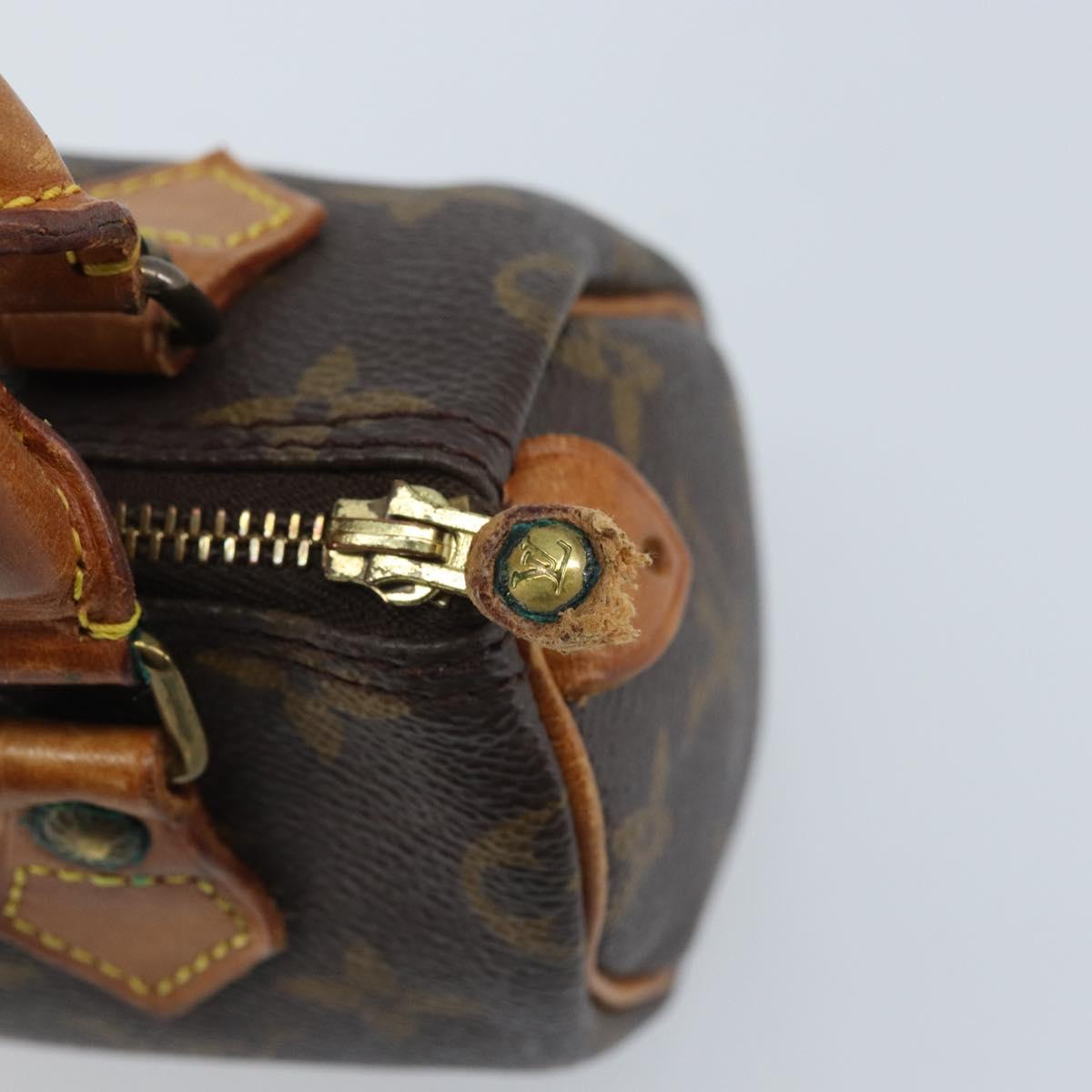 LOUIS VUITTON Monogram Mini Speedy Hand Bag M41534 LV Auth ka3152