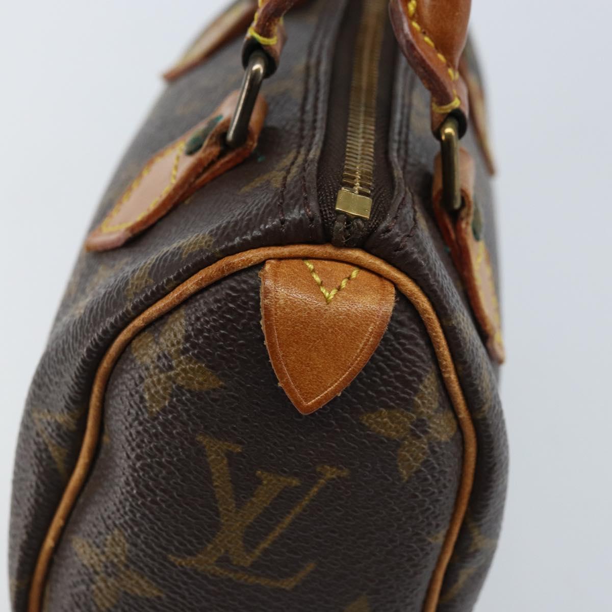 LOUIS VUITTON Monogram Mini Speedy Hand Bag M41534 LV Auth ka3152