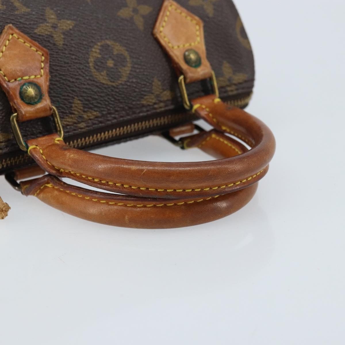 LOUIS VUITTON Monogram Mini Speedy Hand Bag M41534 LV Auth ka3152