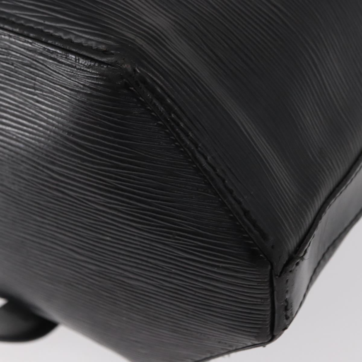 LOUIS VUITTON Epi Sac A Dos Shoulder Bag Black M80153 LV Auth ka316