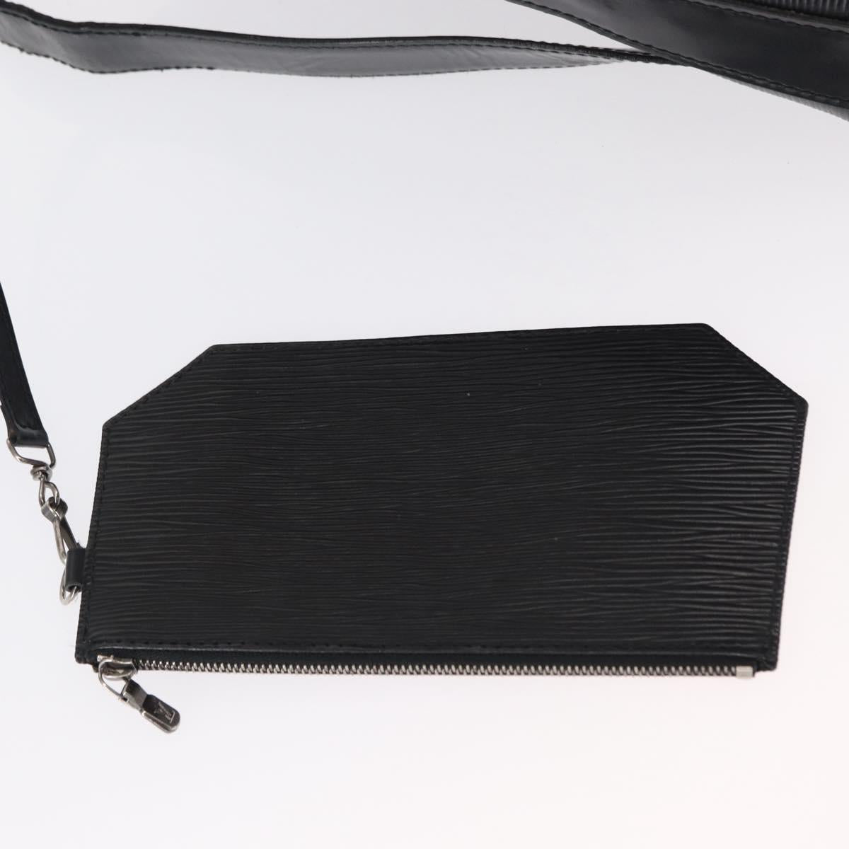 LOUIS VUITTON Epi Sac A Dos Shoulder Bag Black M80153 LV Auth ka316