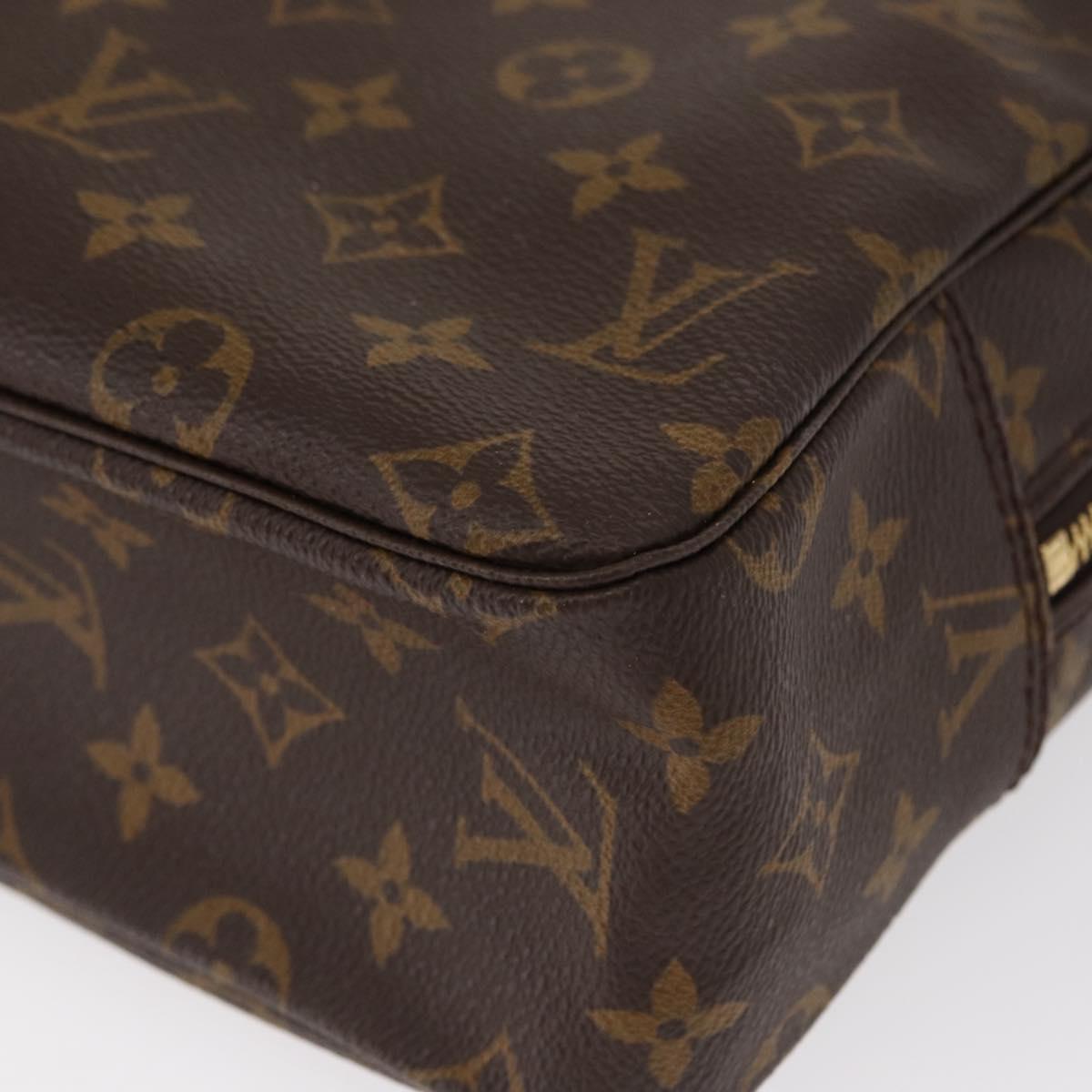 LOUIS VUITTON Monogram Trousse Toilette 28 Clutch Bag M47522 LV Auth ka317