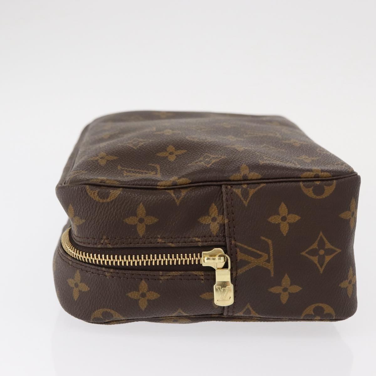 LOUIS VUITTON Monogram Trousse Toilette 28 Clutch Bag M47522 LV Auth ka317