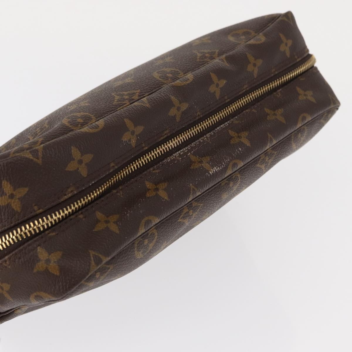 LOUIS VUITTON Monogram Trousse Toilette 28 Clutch Bag M47522 LV Auth ka317