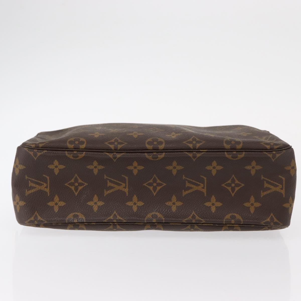 LOUIS VUITTON Monogram Trousse Toilette 28 Clutch Bag M47522 LV Auth ka317
