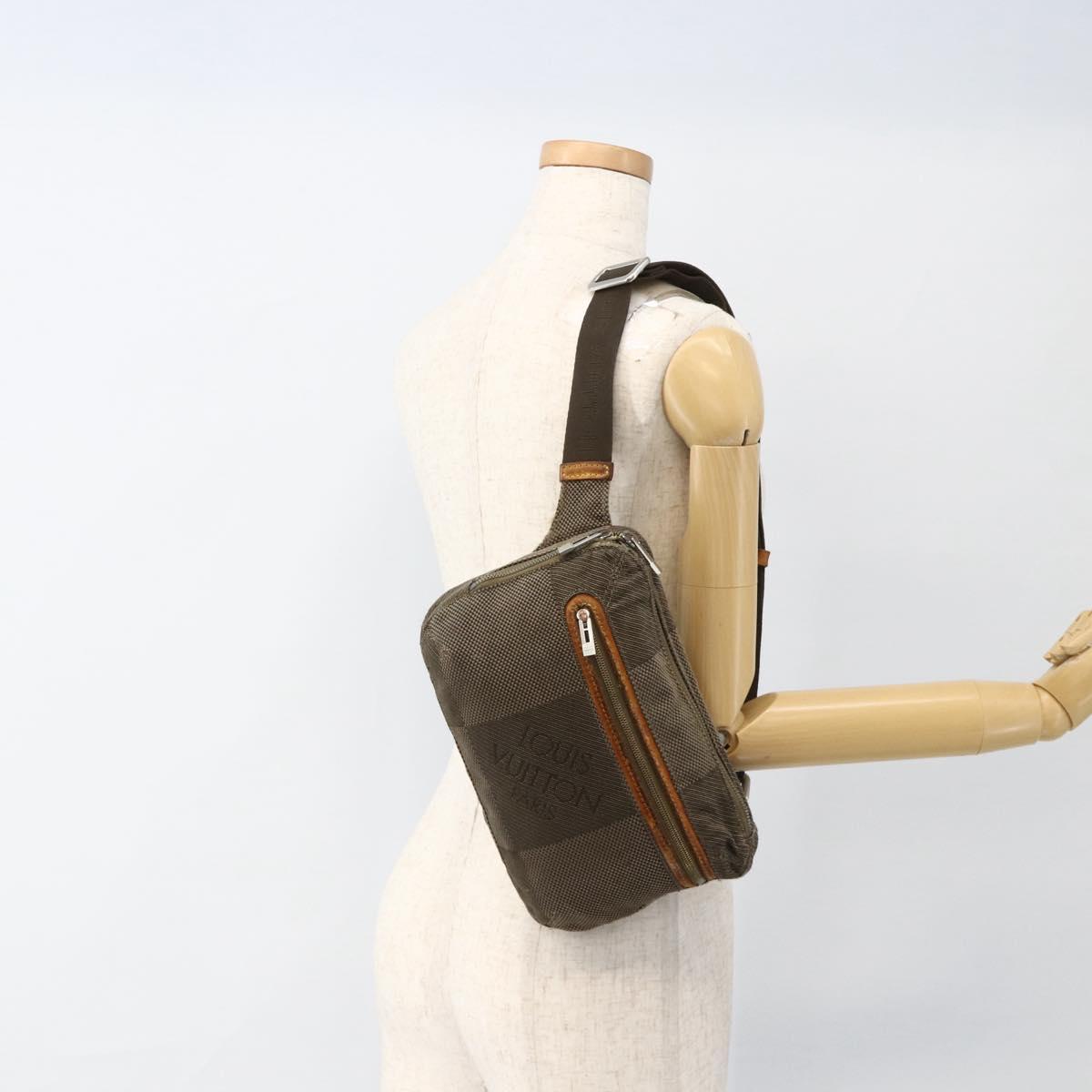 LOUIS VUITTON Damier Geant Arsch Body Bag Tail M93022 LV Auth ka3170