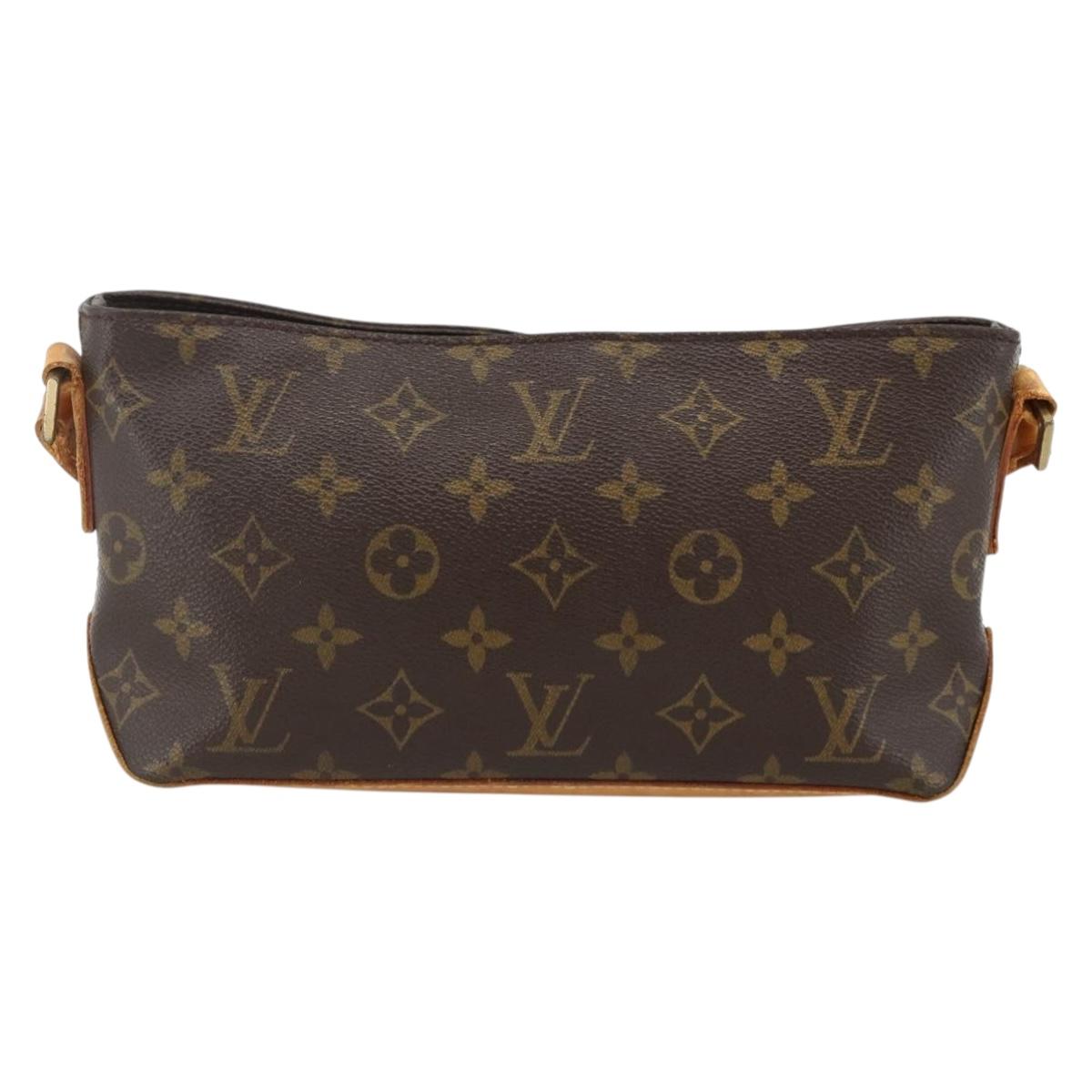 LOUIS VUITTON Monogram Trotteur Shoulder Bag M51240 LV Auth ka3179