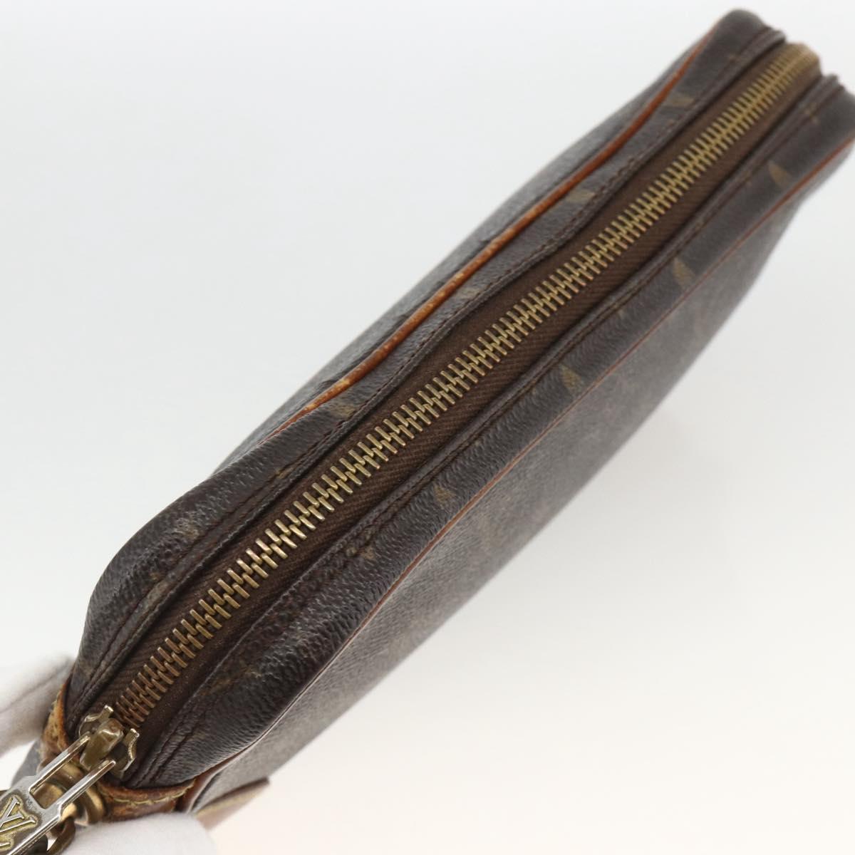 LOUIS VUITTON Monogram Marly Dragonne PM Clutch Bag M51827 LV Auth ka3181