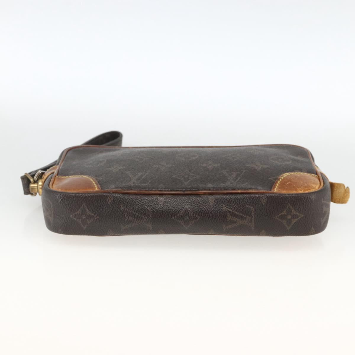 LOUIS VUITTON Monogram Marly Dragonne PM Clutch Bag M51827 LV Auth ka3181