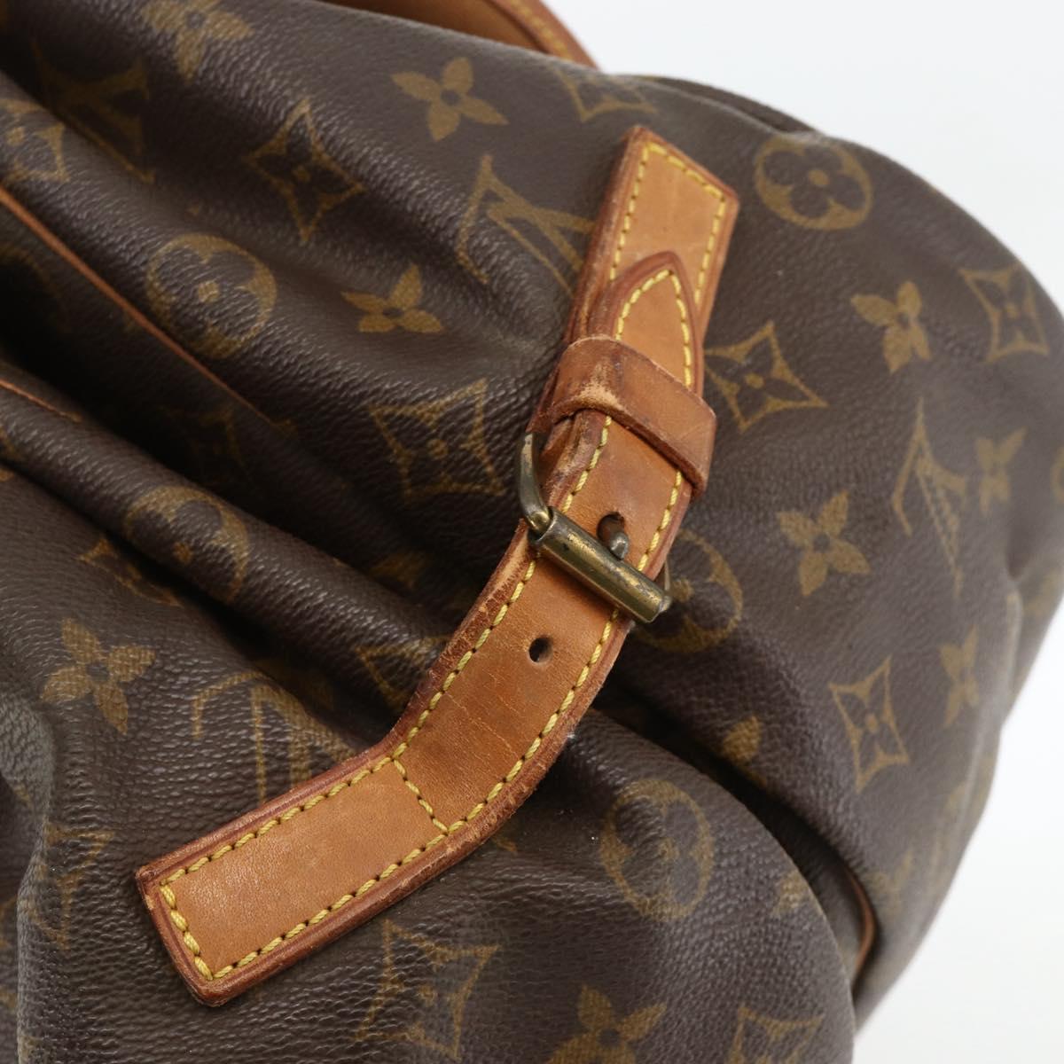 LOUIS VUITTON Monogram Saumur 35 Shoulder Bag M42254 LV Auth ka3182