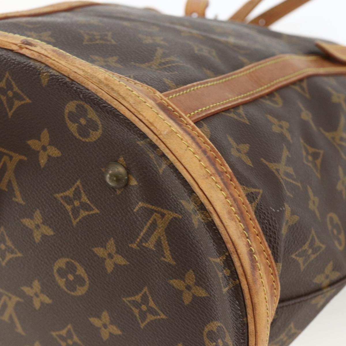 LOUIS VUITTON Monogram Bucket GM Shoulder Bag M42236 LV Auth ka3186