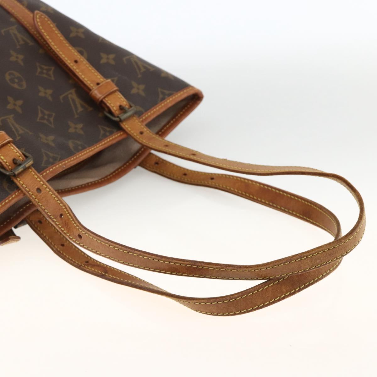 LOUIS VUITTON Monogram Bucket GM Shoulder Bag M42236 LV Auth ka3186