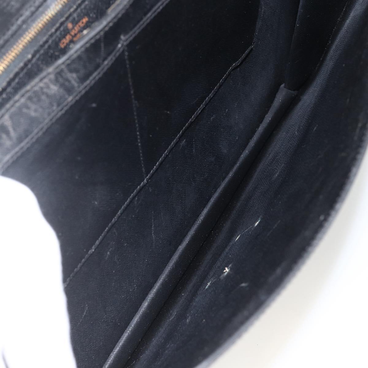 LOUIS VUITTON Epi Serviette Conseiller Business Bag Black M54422 LV Auth ka3192