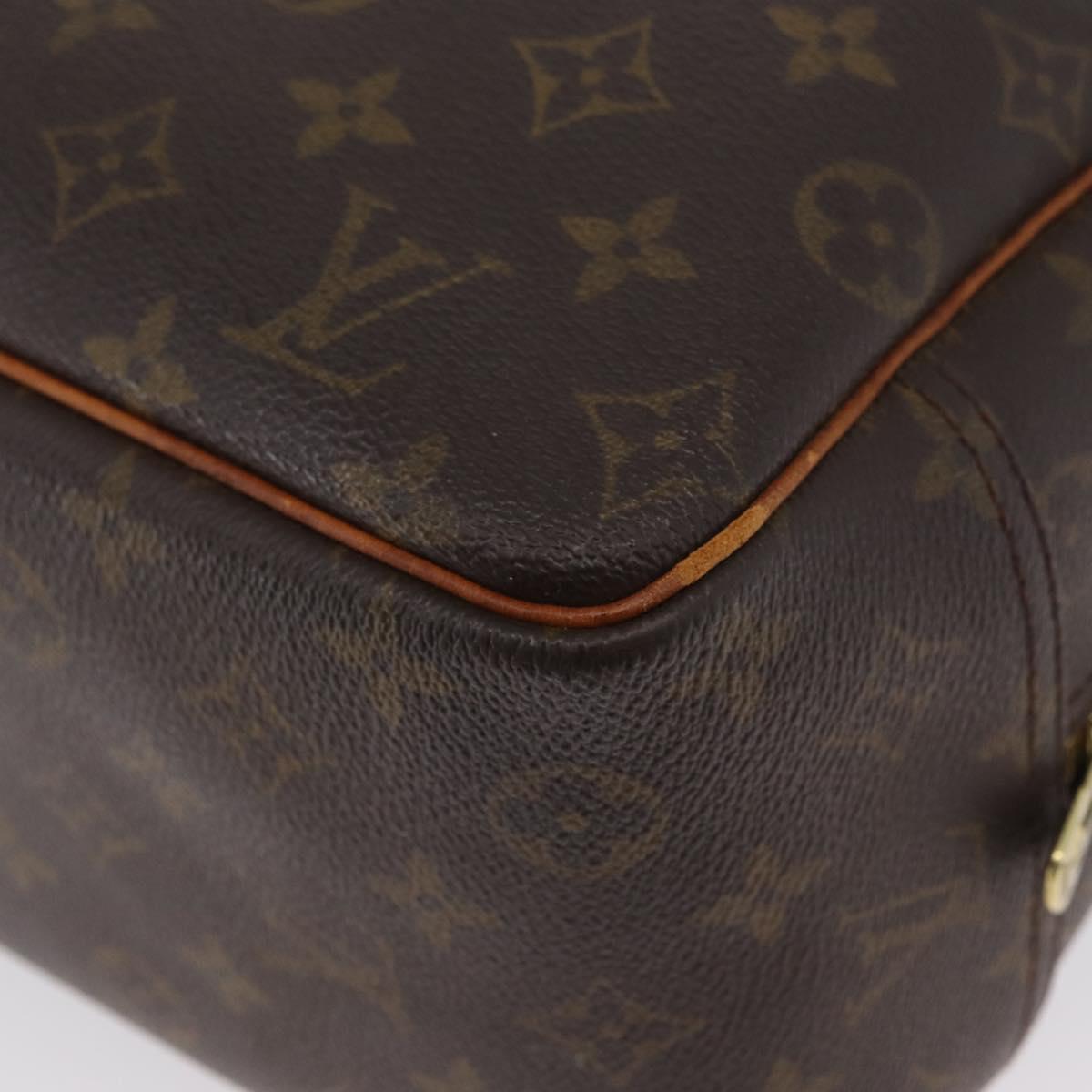 LOUIS VUITTON Monogram Deauville Hand Bag M47270 LV Auth ka3195
