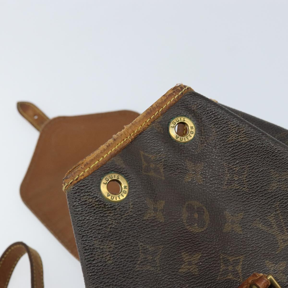 LOUIS VUITTON Monogram Montsouris MM Backpack M51136 LV Auth ka3199