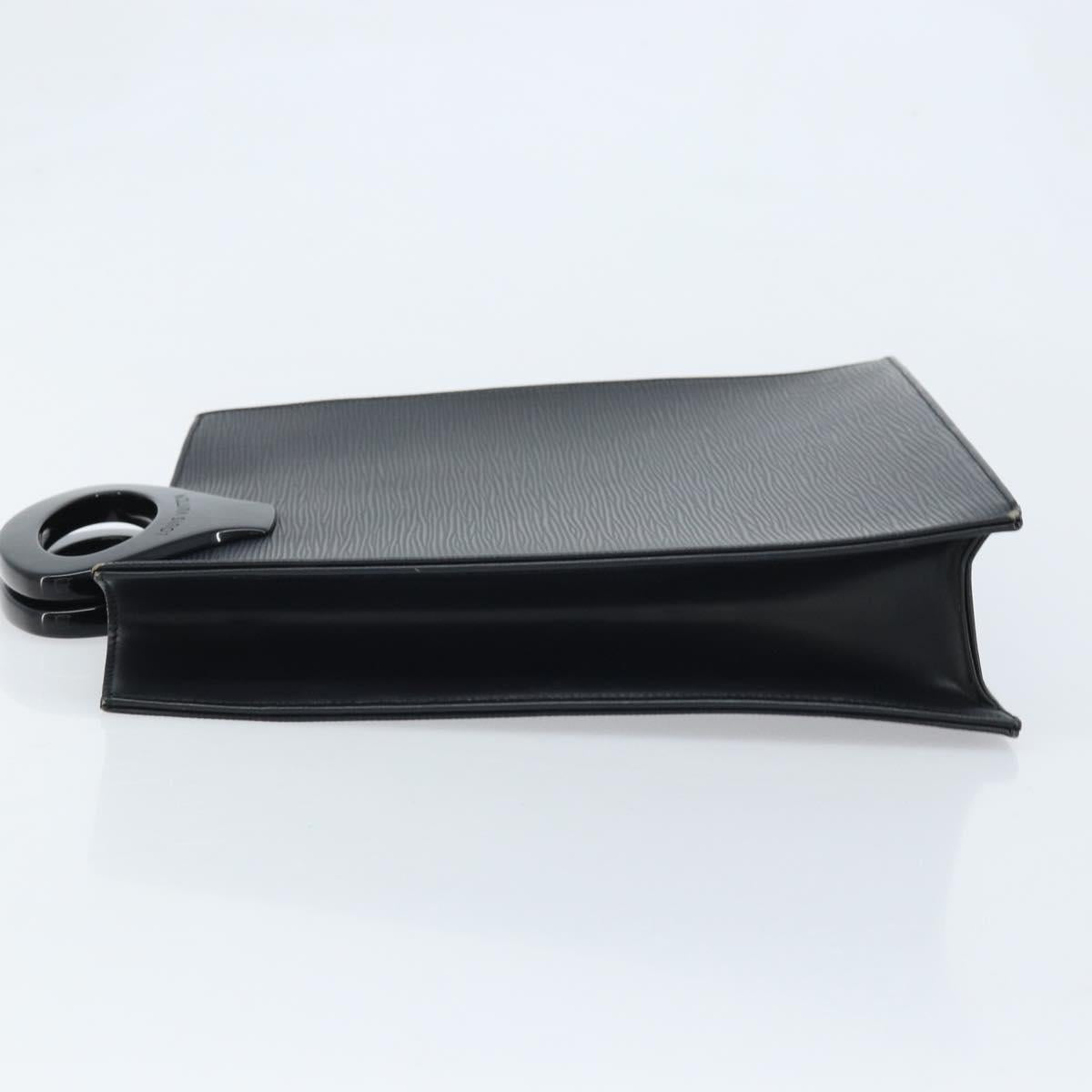 LOUIS VUITTON Epi Ombre Hand Bag Black M52102 LV Auth ka3201