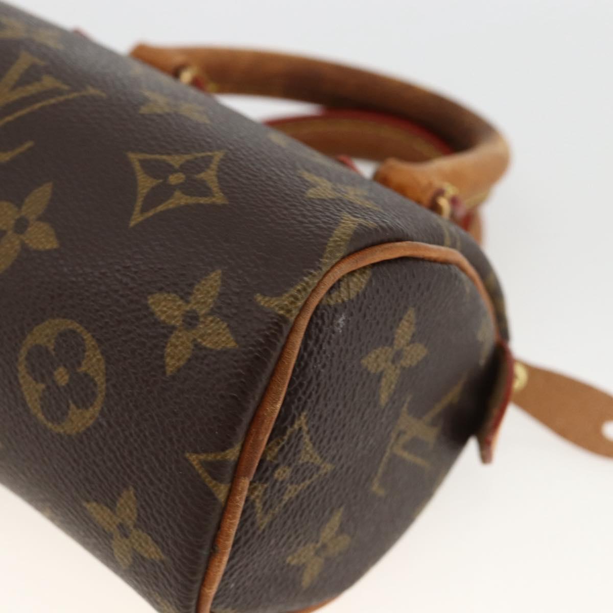 LOUIS VUITTON Monogram Mini Speedy Hand Bag M41534 LV Auth ka3210