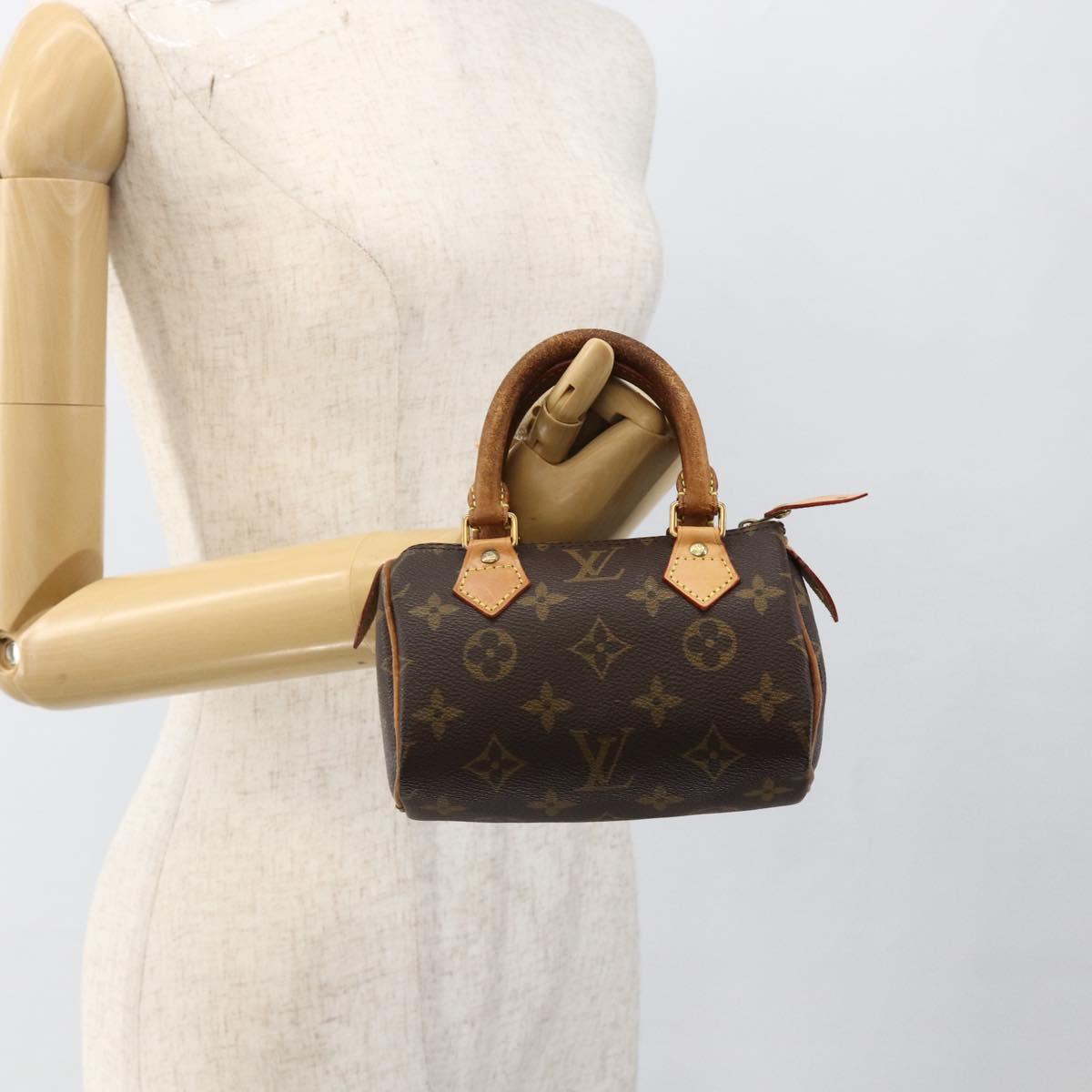 LOUIS VUITTON Monogram Mini Speedy Hand Bag M41534 LV Auth ka3210