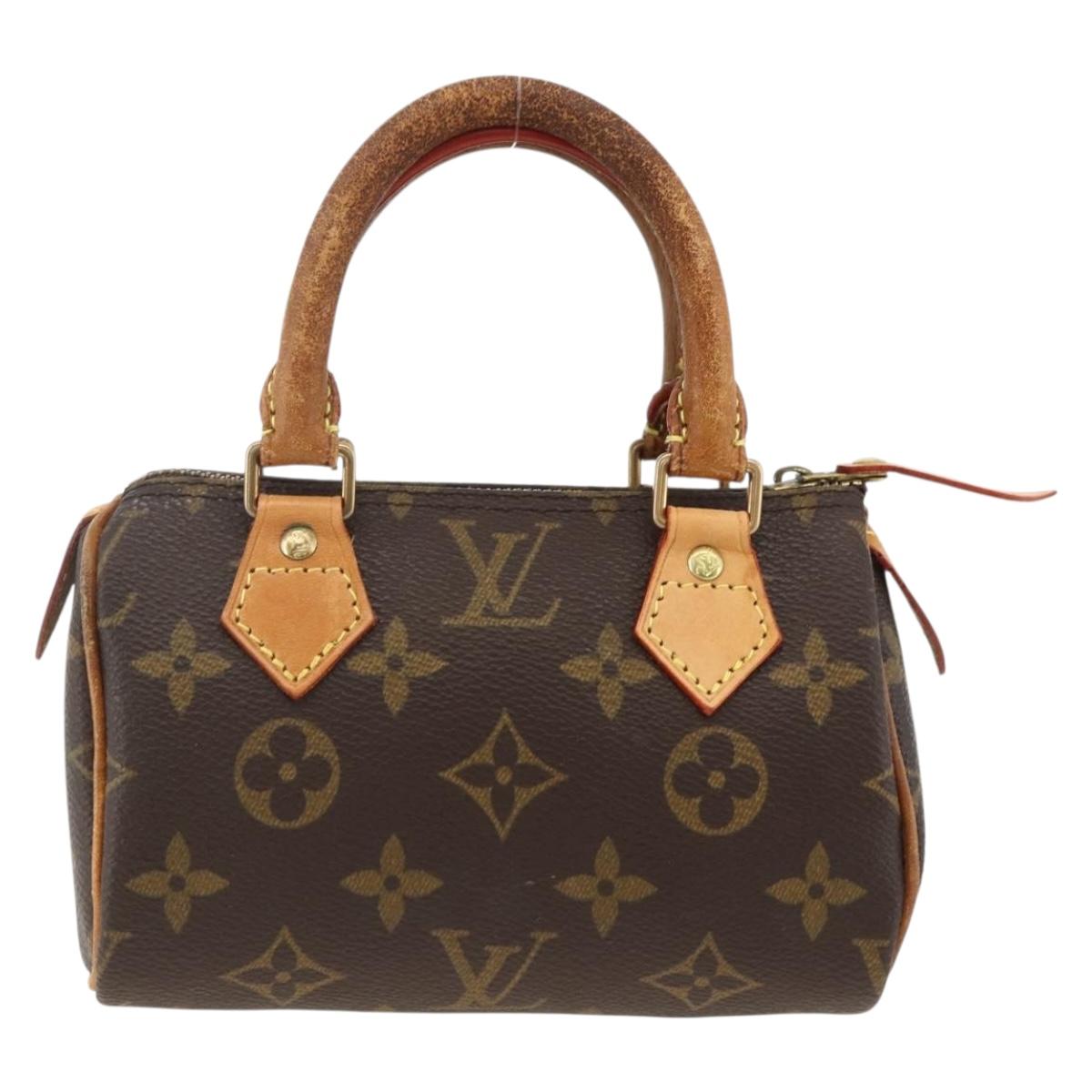 LOUIS VUITTON Monogram Mini Speedy Hand Bag M41534 LV Auth ka3210