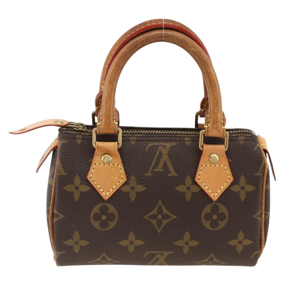 LOUIS VUITTON Monogram Mini Speedy Hand Bag M41534 LV Auth ka3210