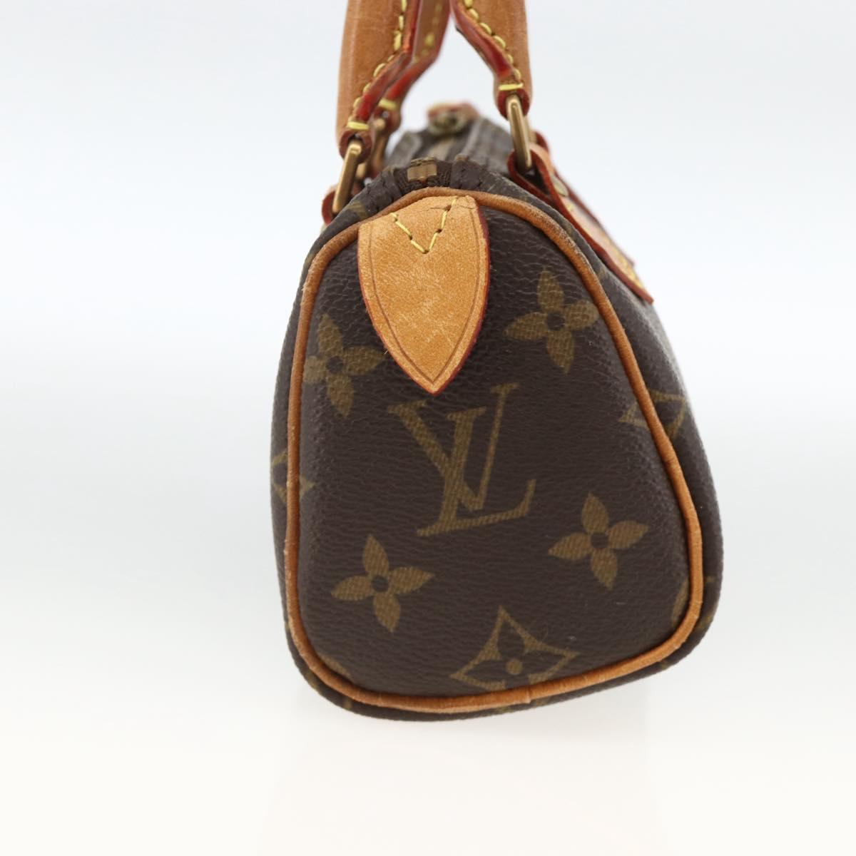 LOUIS VUITTON Monogram Mini Speedy Hand Bag M41534 LV Auth ka3210