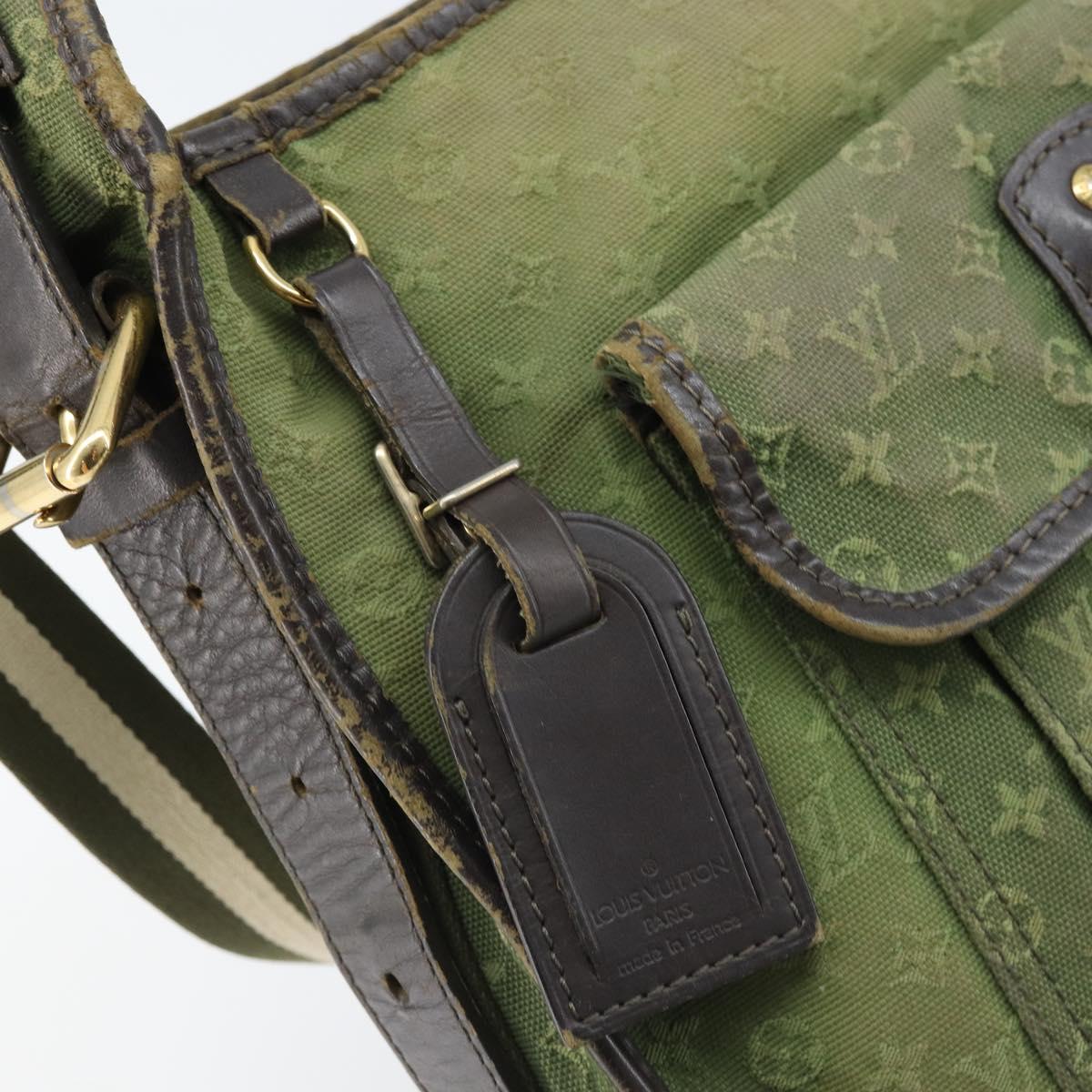 LOUIS VUITTON Monogram Mini Besace Mary Kate Bag TST Khaki M92322 LV Auth ka3216