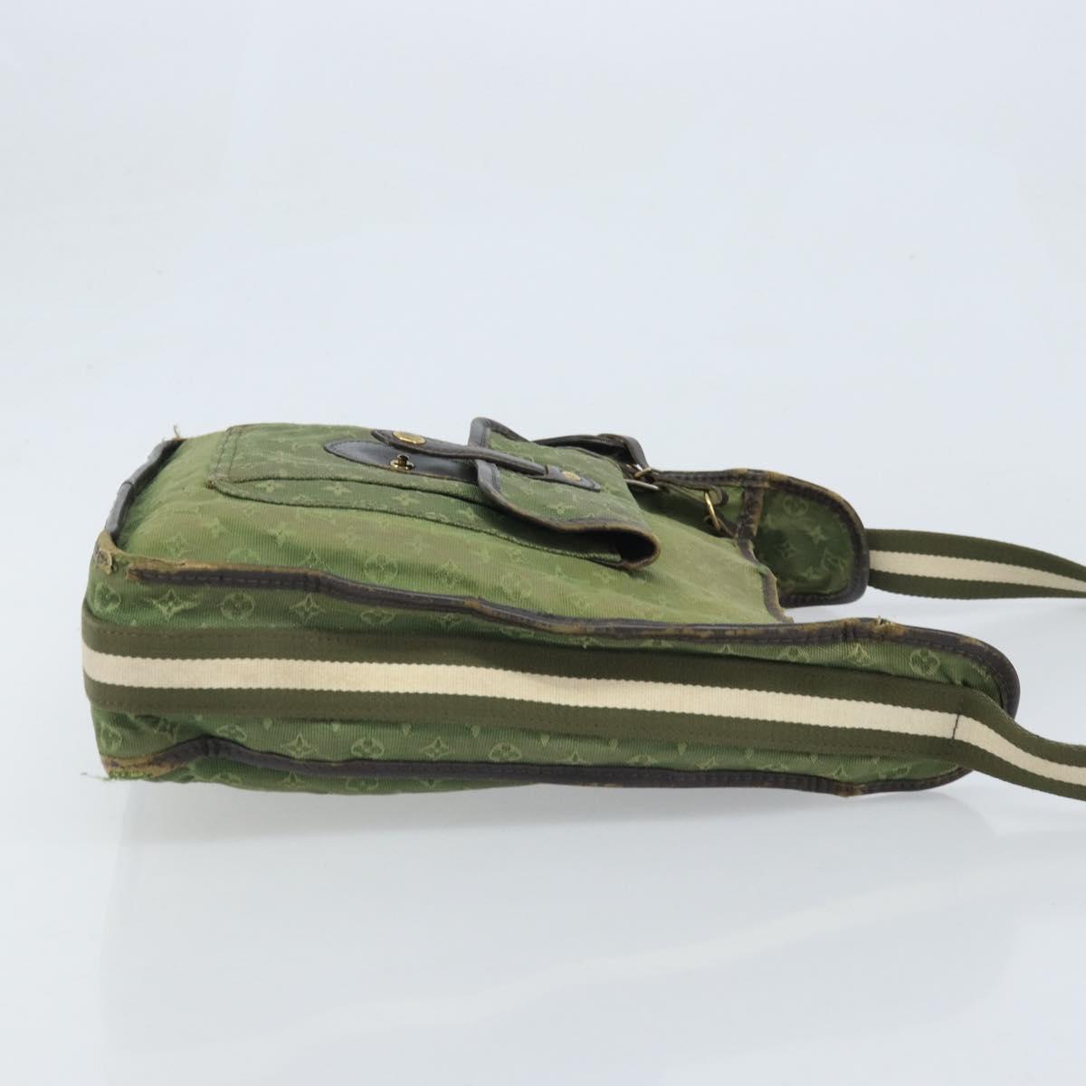 LOUIS VUITTON Monogram Mini Besace Mary Kate Bag TST Khaki M92322 LV Auth ka3216