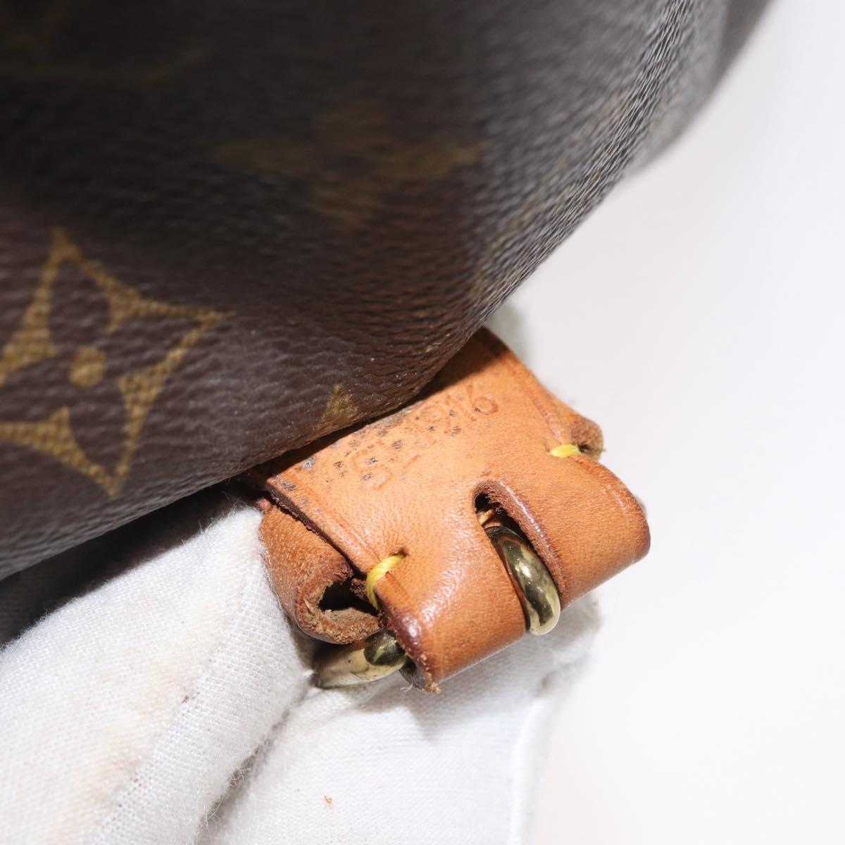 LOUIS VUITTON Monogram Gibeciere GM Shoulder Bag M42246 LV Auth ka3232