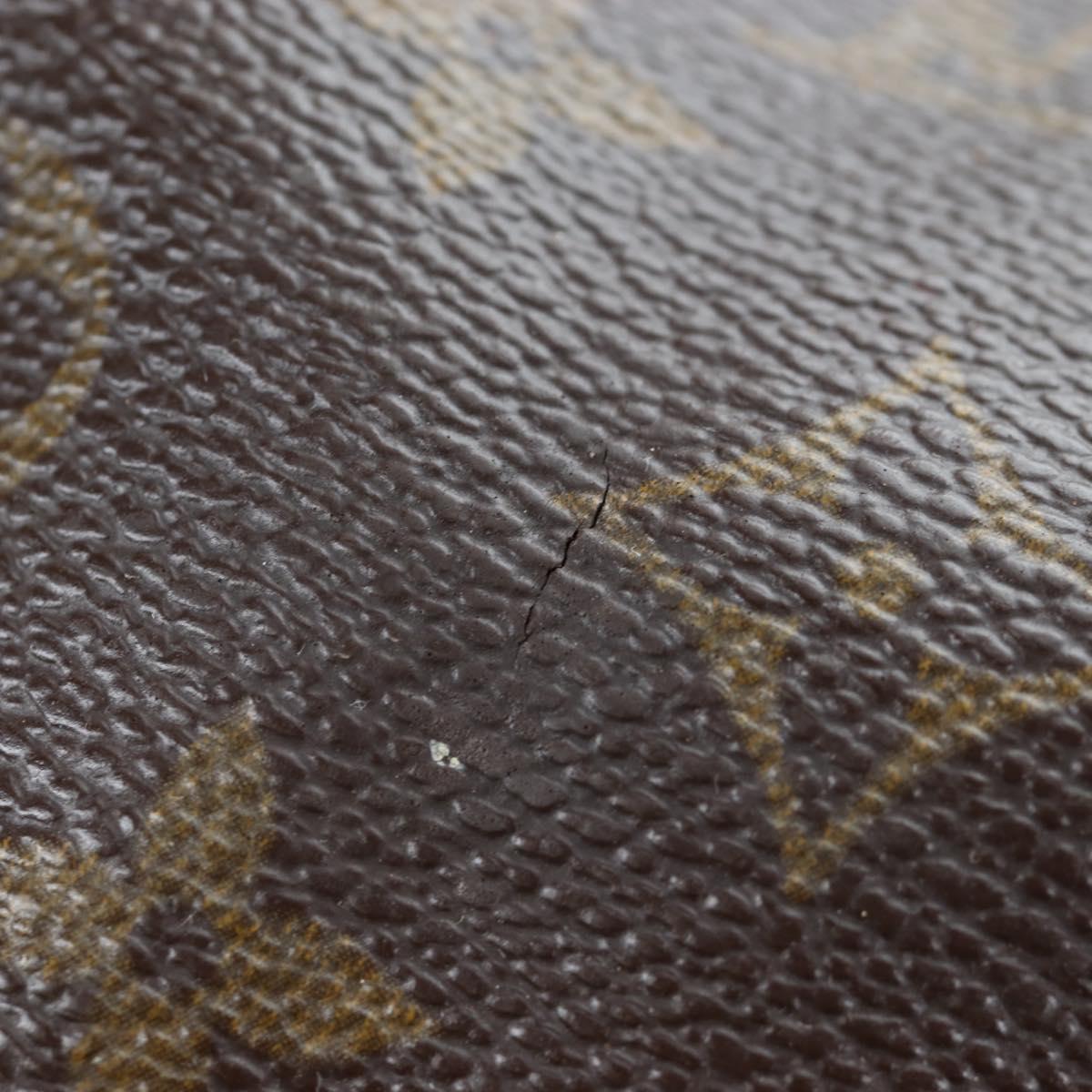 LOUIS VUITTON Monogram Gibeciere GM Shoulder Bag M42246 LV Auth ka3232