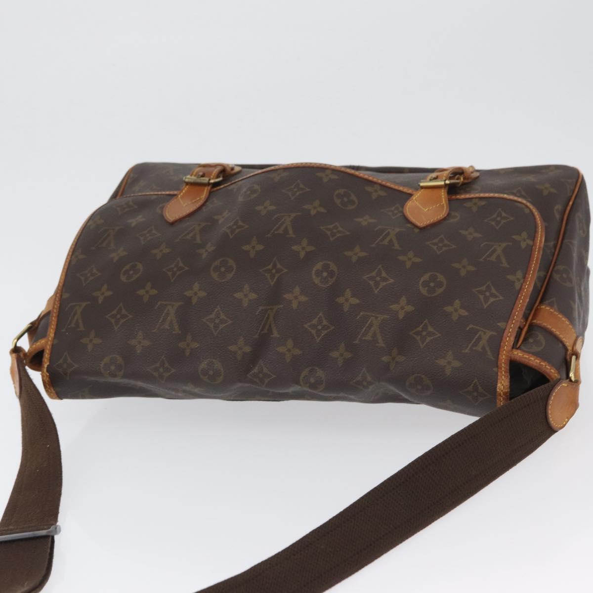 LOUIS VUITTON Monogram Gibeciere GM Shoulder Bag M42246 LV Auth ka3232