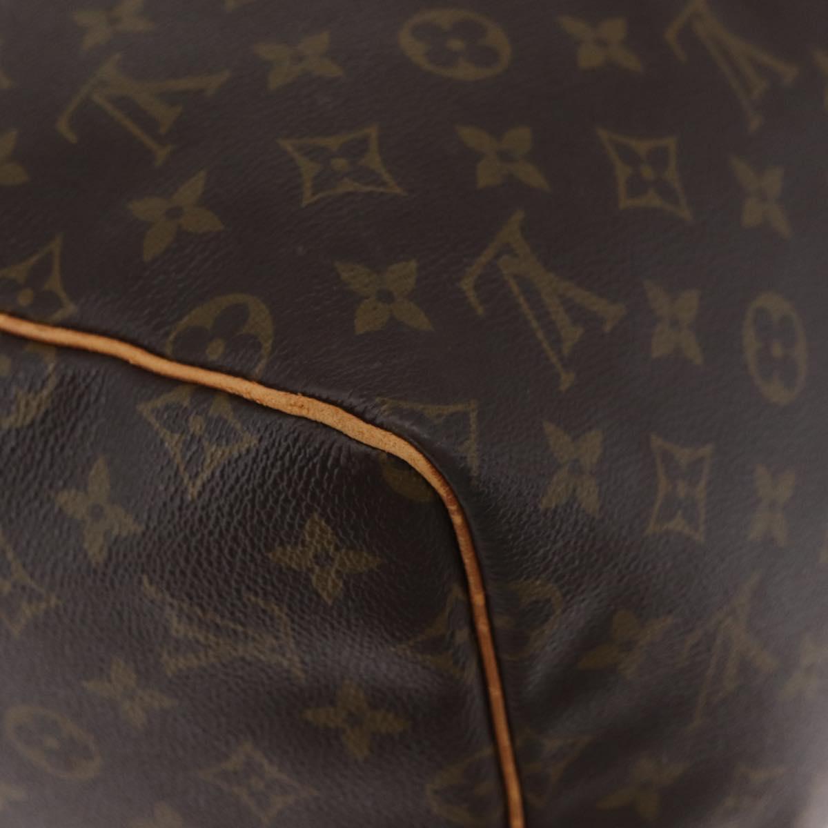 LOUIS VUITTON Monogram Keepall 55 Boston Bag M41424 LV Auth ka3233