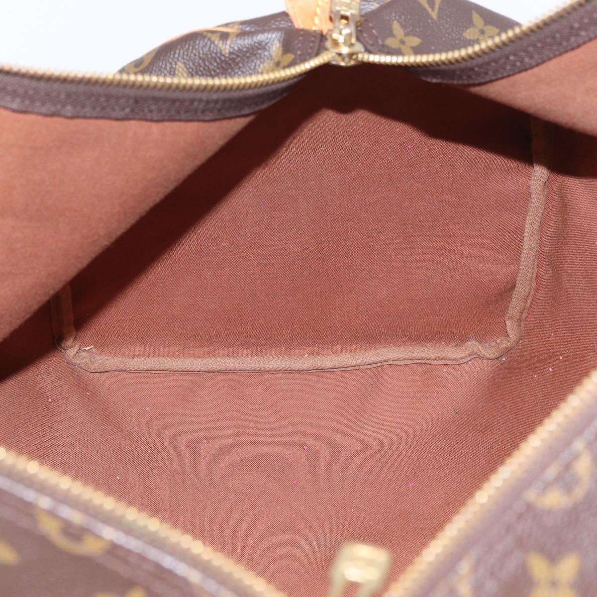 LOUIS VUITTON Monogram Keepall 55 Boston Bag M41424 LV Auth ka3233