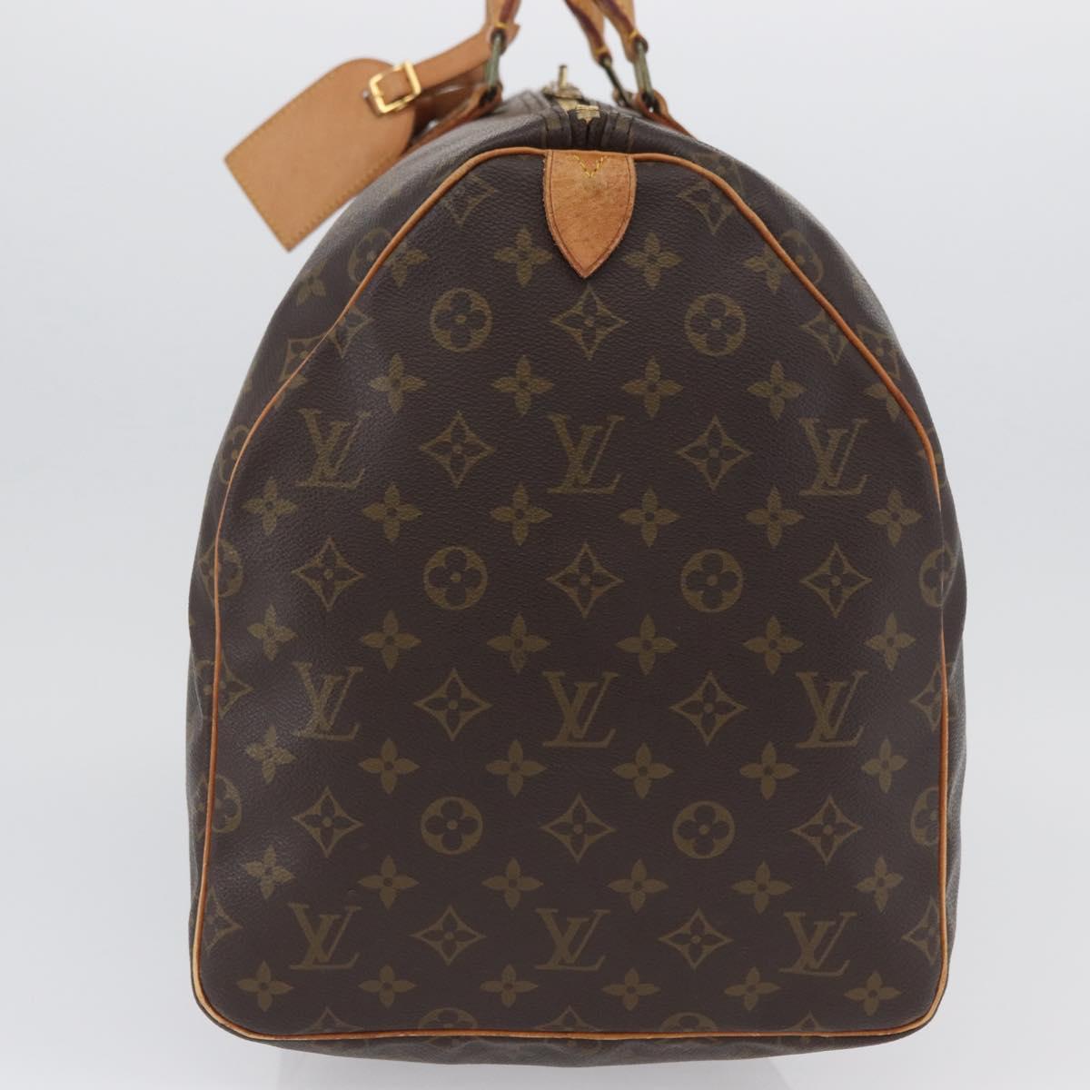 LOUIS VUITTON Monogram Keepall 55 Boston Bag M41424 LV Auth ka3233
