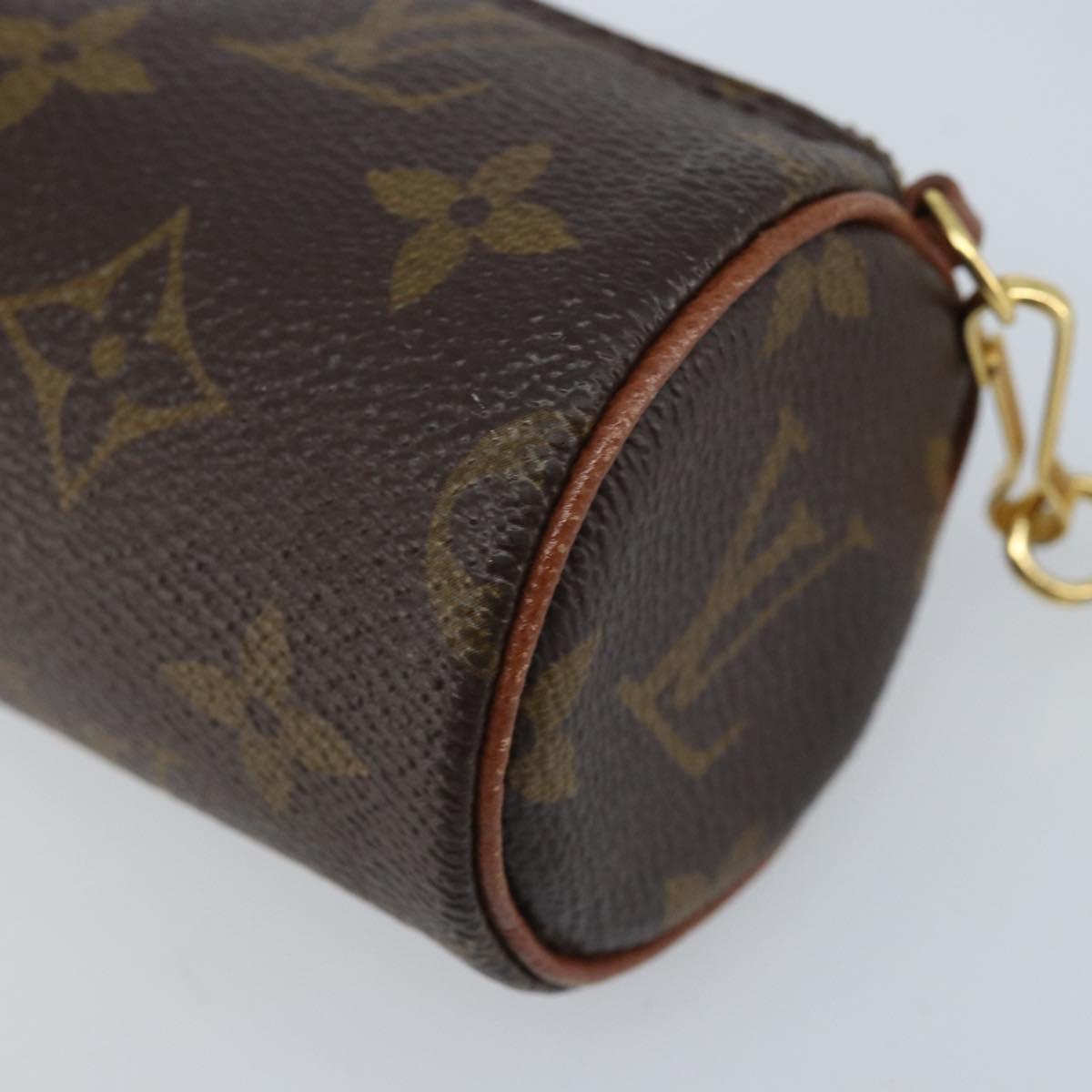 LOUIS VUITTON Monogram Papillon Pouch LV Auth ka3239