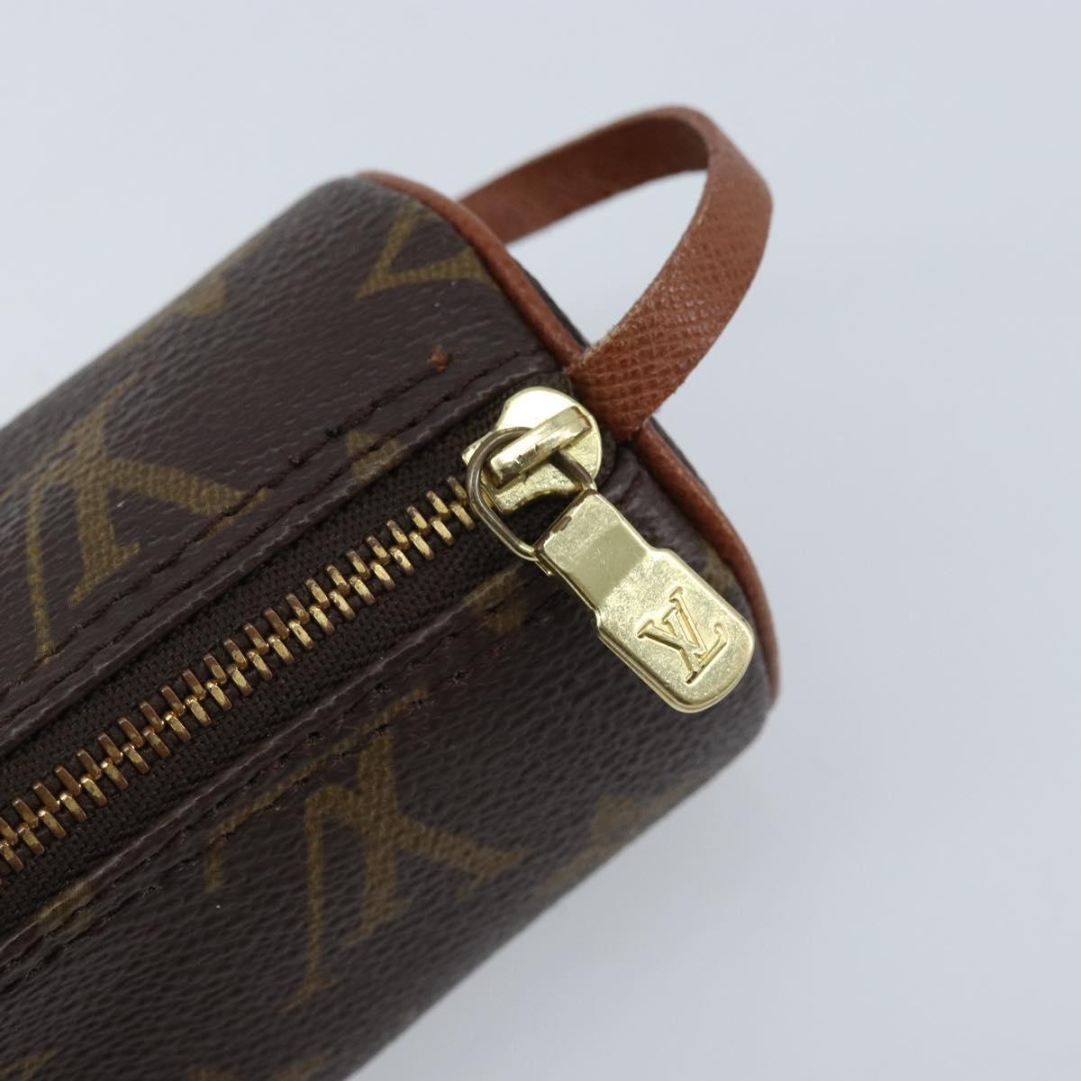 LOUIS VUITTON Monogram Papillon Pouch LV Auth ka3239
