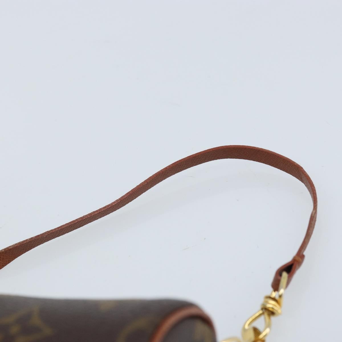 LOUIS VUITTON Monogram Papillon Pouch LV Auth ka3239