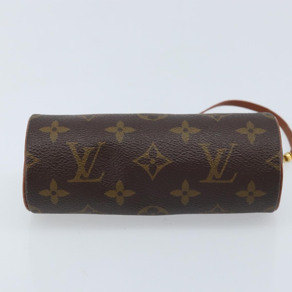 LOUIS VUITTON Monogram Papillon Pouch LV Auth ka3239