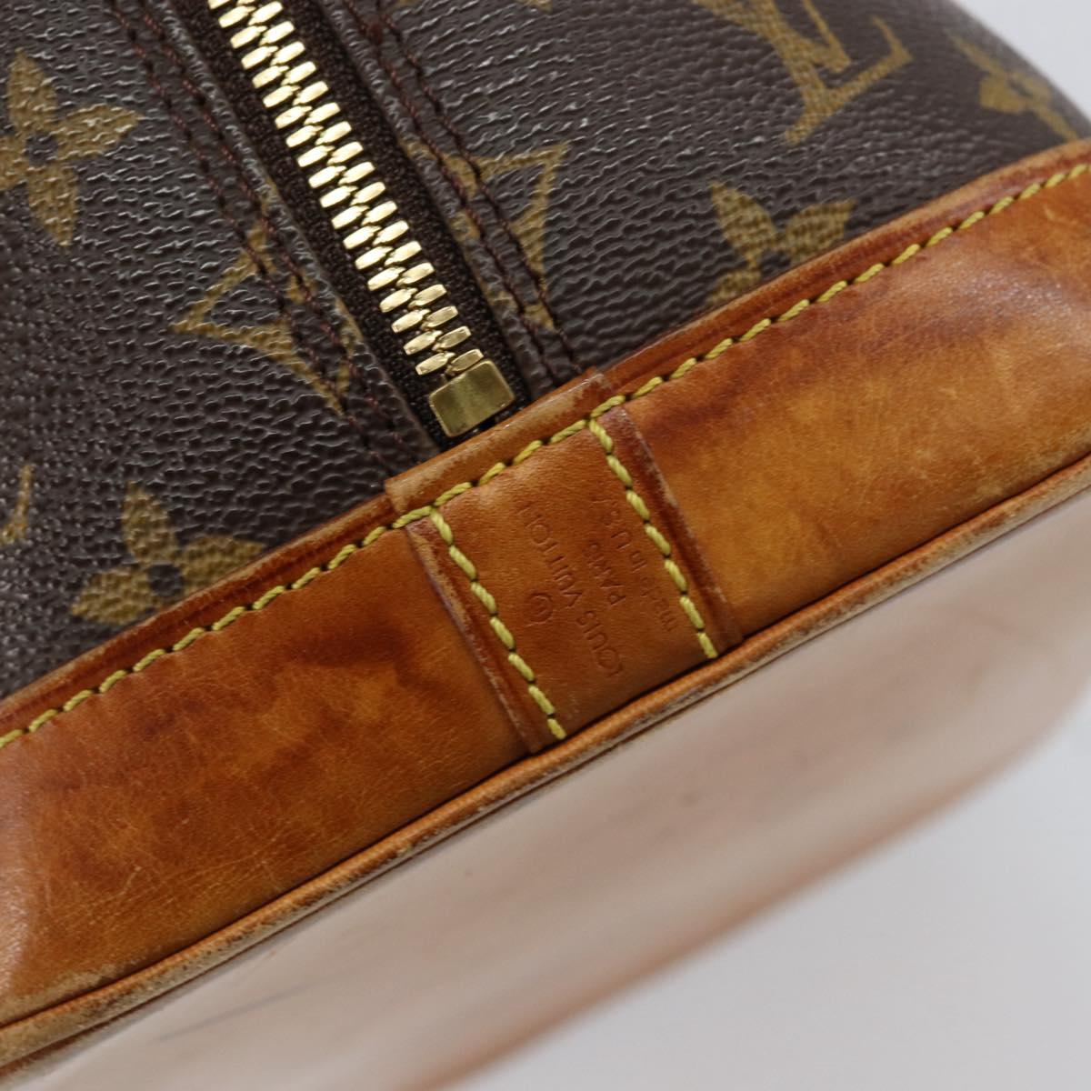LOUIS VUITTON Monogram Alma Hand Bag M51130 LV Auth ka324