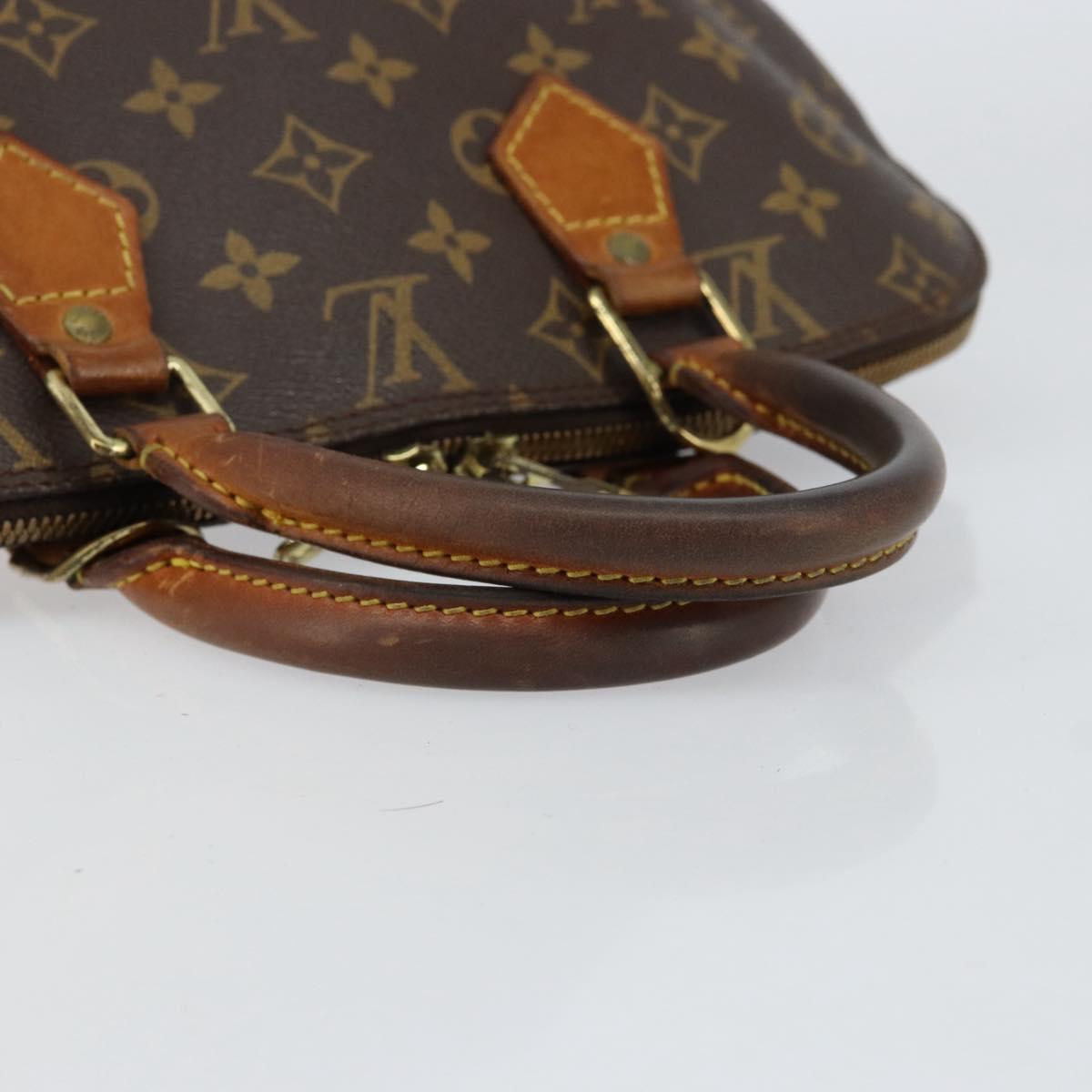 LOUIS VUITTON Monogram Alma Hand Bag M51130 LV Auth ka324
