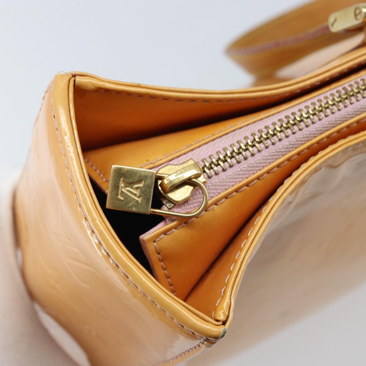 LOUIS VUITTON Monogram Vernis Columbus Bag Marshmallow Pink M91032 Auth ka3240