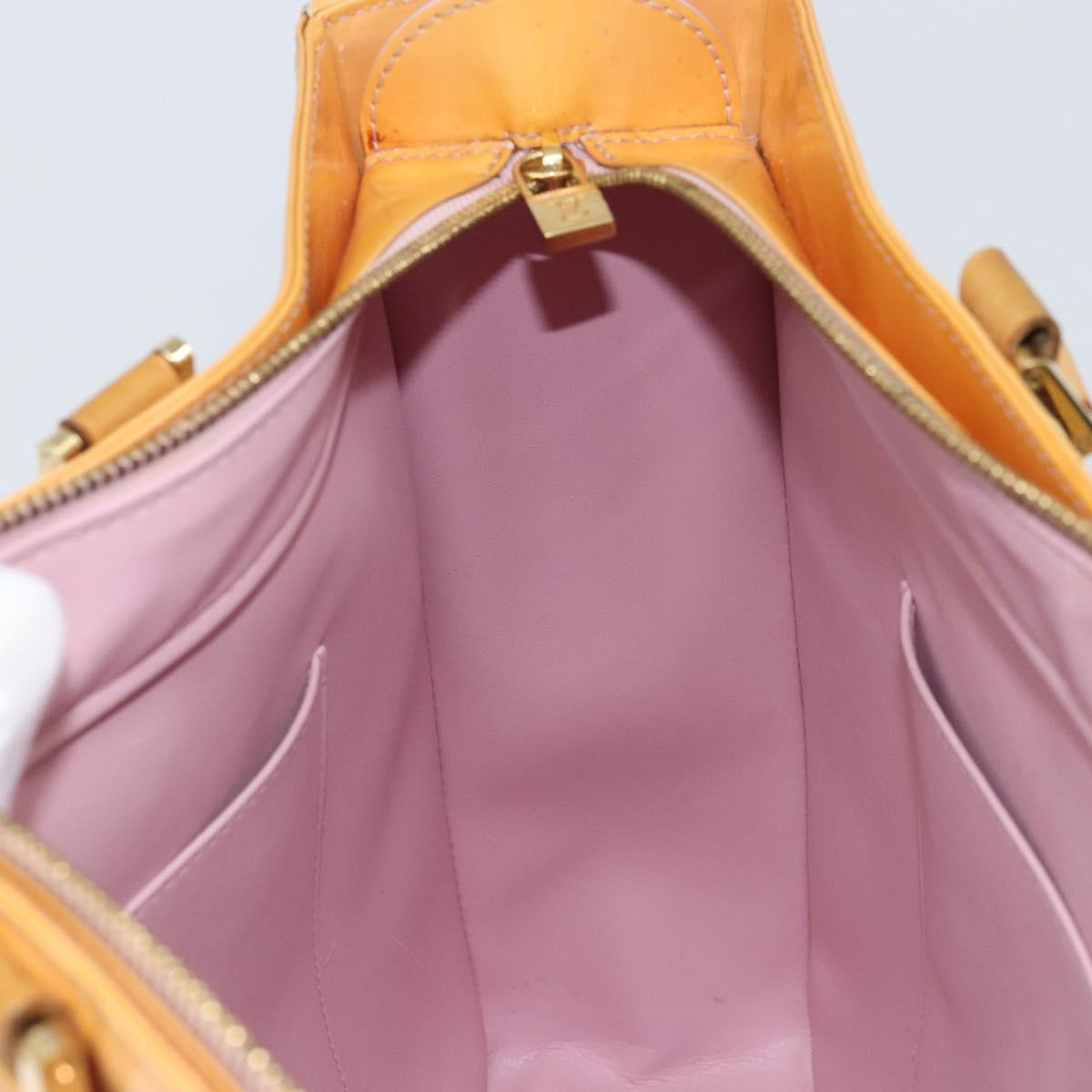 LOUIS VUITTON Monogram Vernis Columbus Bag Marshmallow Pink M91032 Auth ka3240