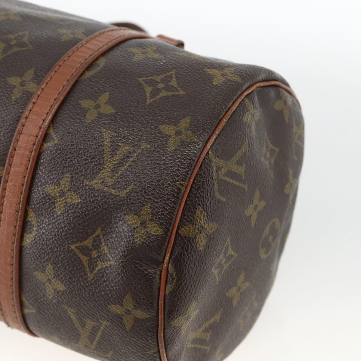 LOUIS VUITTON Monogram Papillon 30 Hand Bag M51385 LV Auth ka3242